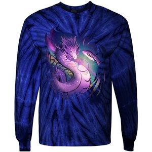 Mystical Dragon Tie-Dye Long Sleeve Shirt