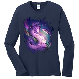 Mystical Dragon Ladies Long Sleeve Shirt