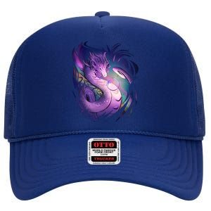 Mystical Dragon High Crown Mesh Back Trucker Hat