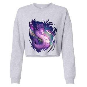 Mystical Dragon Cropped Pullover Crew