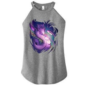 Mystical Dragon Women's Perfect Tri Rocker Tank