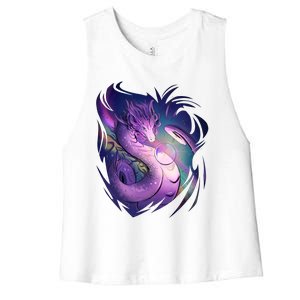 Mystical Dragon Women's Racerback Cropped Tank