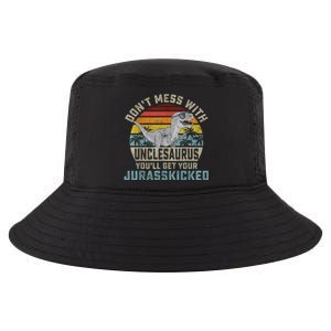 Mens Don't Mess With Unclesaurus You'll Get Jurasskicked Uncle Cool Comfort Performance Bucket Hat