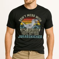 Mens Don't Mess With Unclesaurus You'll Get Jurasskicked Uncle Performance Shirt