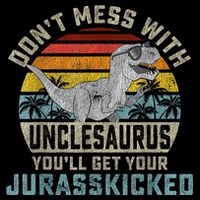 Mens Don't Mess With Unclesaurus You'll Get Jurasskicked Uncle Impact Tech Backpack