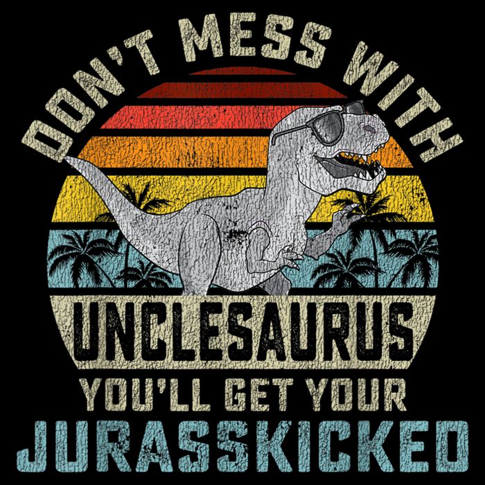 Mens Don't Mess With Unclesaurus You'll Get Jurasskicked Uncle Impact Tech Backpack