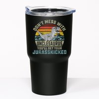 Mens Don't Mess With Unclesaurus You'll Get Jurasskicked Uncle Tumbler