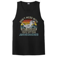 Mens Don't Mess With Unclesaurus You'll Get Jurasskicked Uncle PosiCharge Competitor Tank