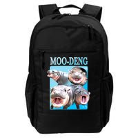 Moo Deng Meme Hippo Funny Backpack