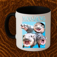 Moo Deng Meme Hippo Funny Mug