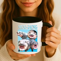 Moo Deng Meme Hippo Funny Mug