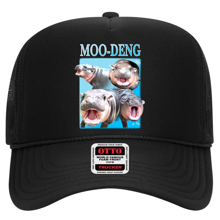 Moo Deng Meme Hippo Funny Hat