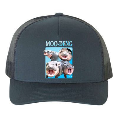 Moo Deng Meme Hippo Funny Yupoong Adult 5-Panel Trucker Hat
