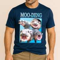 Moo Deng Meme Hippo Funny Performance Shirt