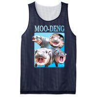 Moo Deng Meme Hippo Funny Mesh Reversible Basketball Jersey Tank