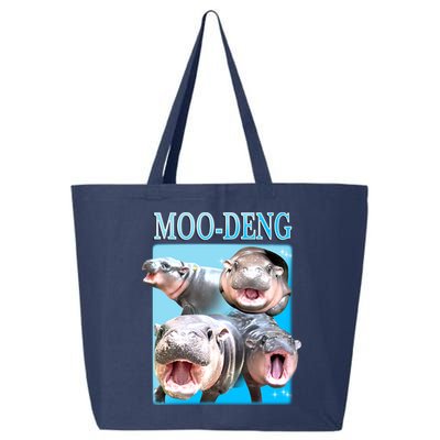 Moo Deng Meme Hippo Funny 25L Jumbo Tote