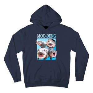 Moo Deng Meme Hippo Funny Tall Hoodie