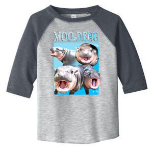 Moo Deng Meme Hippo Funny Toddler Fine Jersey T-Shirt