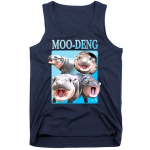 Moo Deng Meme Hippo Funny Tank Top