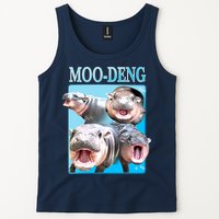 Moo Deng Meme Hippo Funny Tank Top