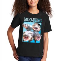 Moo Deng Meme Hippo Funny Kids T-Shirt