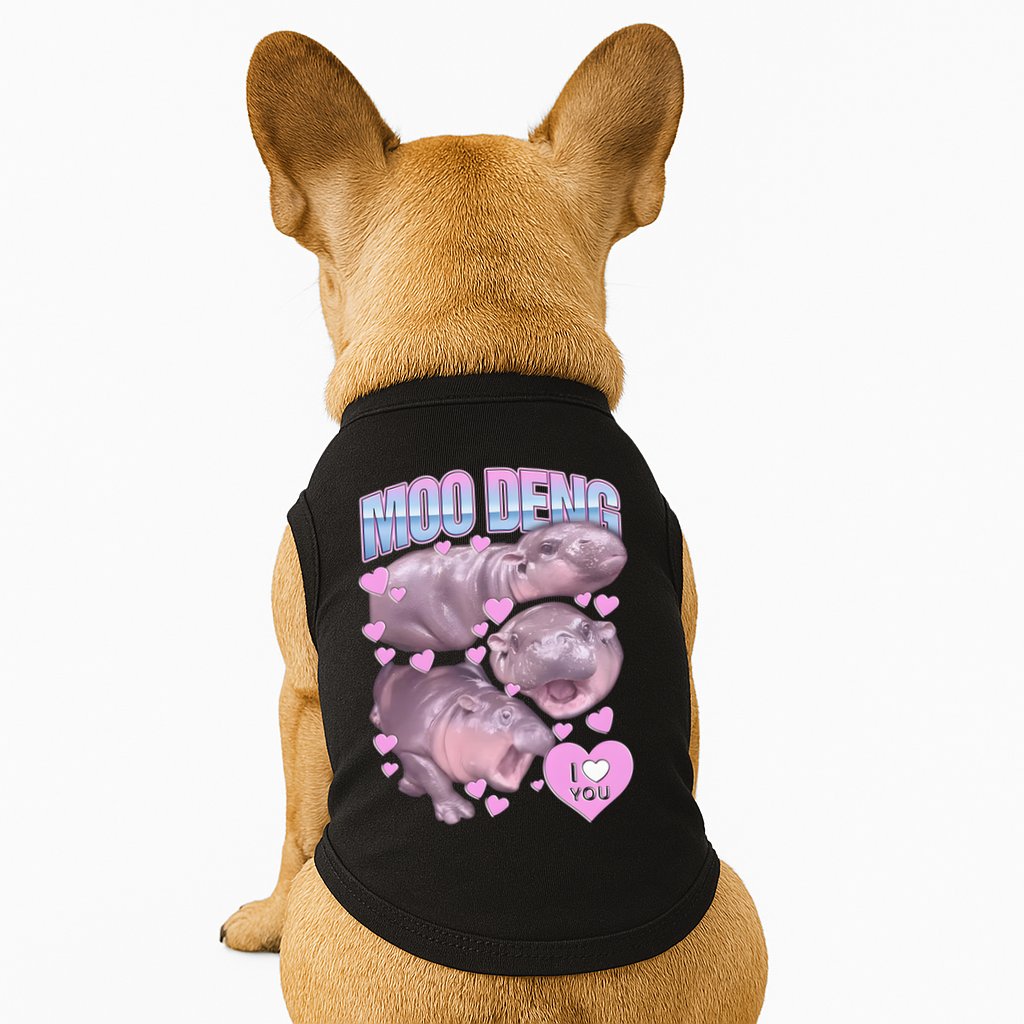 Moo Deng Doggie Tank