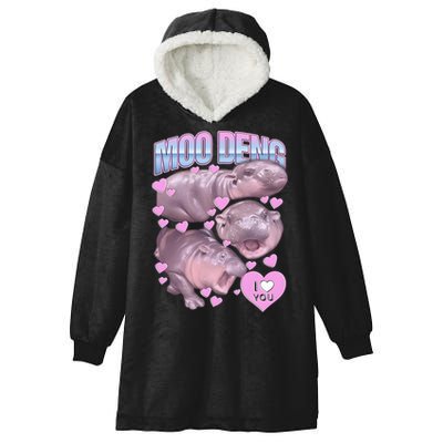 Moo Deng Hooded Wearable Blanket