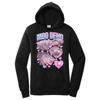 Moo Deng Women's Pullover Hoodie
