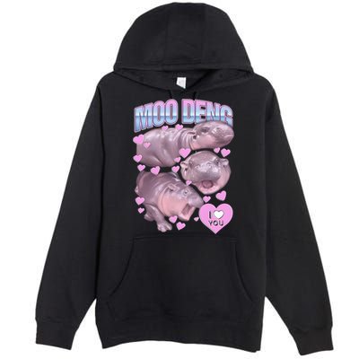Moo Deng Premium Pullover Hoodie