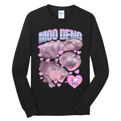 Moo Deng Tall Long Sleeve T-Shirt