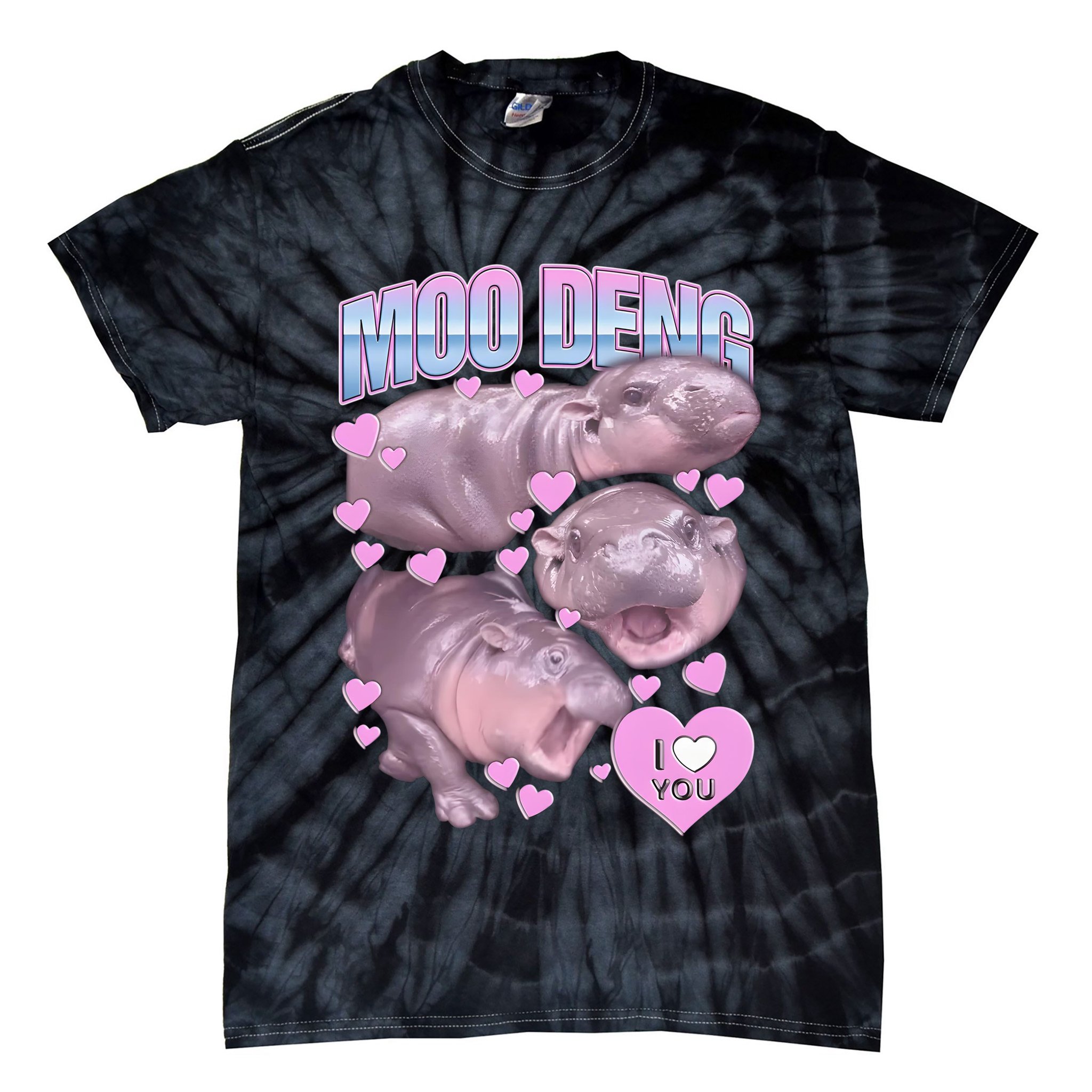 Moo Deng Tie-Dye T-Shirt