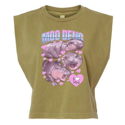 Moo Deng Garment-Dyed Women's Muscle Tee