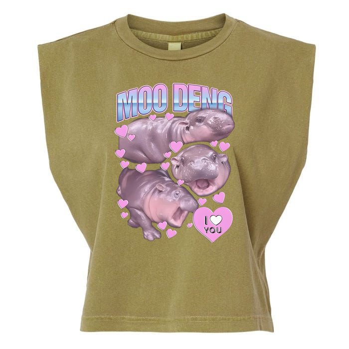 Moo Deng Garment-Dyed Women's Muscle Tee