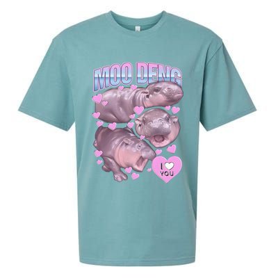Moo Deng Sueded Cloud Jersey T-Shirt