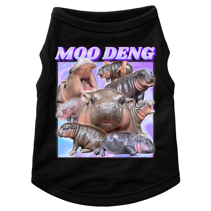Moo Deng Meme Hippo Doggie Tank
