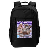 Moo Deng Meme Hippo Backpack