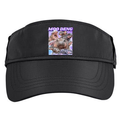 Moo Deng Meme Hippo Adult Drive Performance Visor