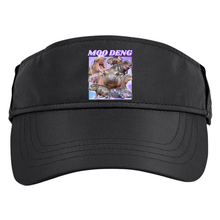 Moo Deng Meme Hippo Adult Drive Performance Visor