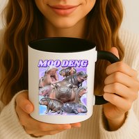 Moo Deng Meme Hippo Mug