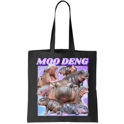 Moo Deng Meme Hippo Bag