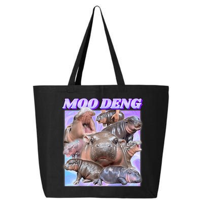 Moo Deng Meme Hippo 25L Jumbo Tote