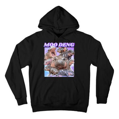 Moo Deng Meme Hippo Tall Hoodie