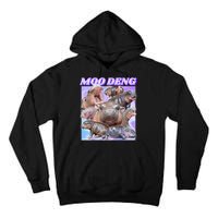 Moo Deng Meme Hippo Tall Hoodie