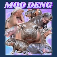 Moo Deng Meme Hippo Infant Baby Jersey Bodysuit