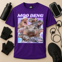 Moo Deng Meme Hippo Performance Shirt
