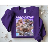 Moo Deng Meme Hippo Sweatshirt