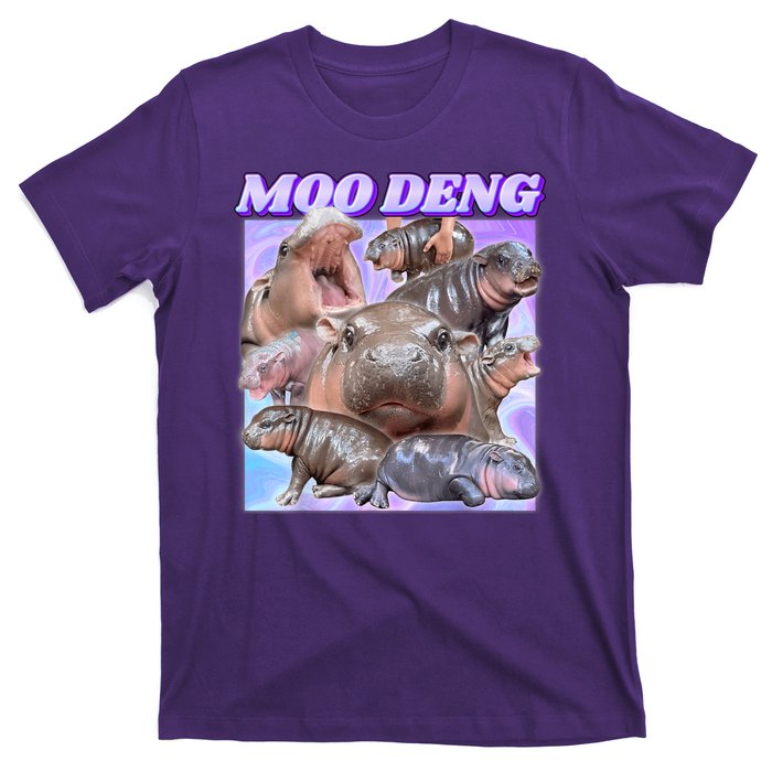 Moo Deng Meme Hippo T-Shirt