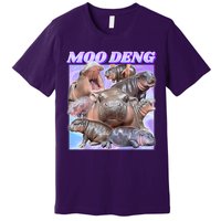 Moo Deng Meme Hippo Premium T-Shirt
