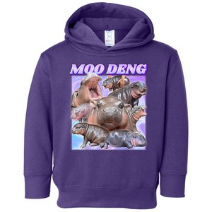 Moo Deng Meme Hippo Toddler Hoodie