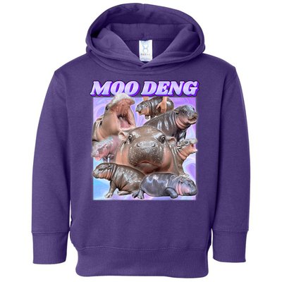 Moo Deng Meme Hippo Toddler Hoodie